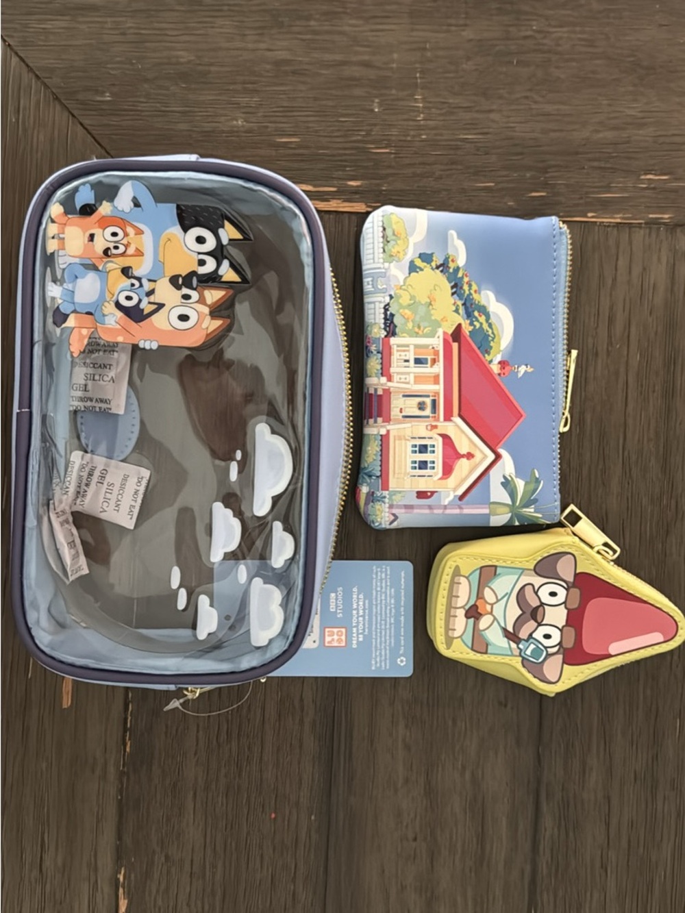 Primark Bluey Wallets and Pouch Set